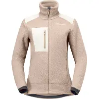 Norrøna Women's Trollveggen Warm3 Jacket Giacca in pile Donna (S, beige)