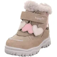Superfit Boots da neve 'HUSKY+' beige chiaro / rosa