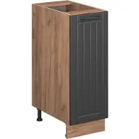 Vicco Armadio cucina dispensa alto Fame-Line Grigio scuro 30 cm , PL Marmo, Model 57075