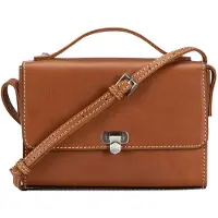 Jekyll & Hide Montana Valigetta Protezione RFID Vera Pelle 20.5 cm marrone