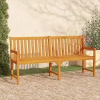 The Living Store Panca da giardino 180 cm in legno massiccio di acacia