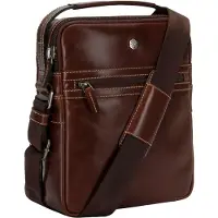Jekyll & Hide Oxford Borsetta Vera Pelle 22 cm marrone