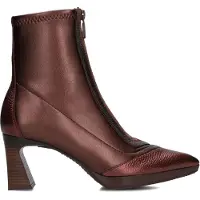Hispanitas per donna. CHI254186 Stivaletti Atlanta in pelle bordeaux (39), 5 a 8cm, Cerniera, Casual