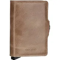 Secrid Unisex Twinwallet Vintage Taupe Taglia: OS | Portafogli Outlet | Unisex | Nero