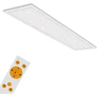 Briloner Pannello LED Pallas, bianco, dimm CCT 119,5x29,5cm