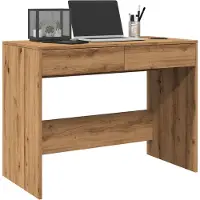 vidaXL Scrivania in rovere Artisan 101x50x76,5 cm materiale a base di legno