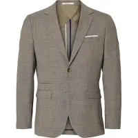 Selected Giacca A Petto Unico Uomini Marrone 90