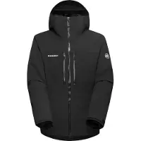Mammut - Giacca termica da sci isolante e impermeabile - Stoney HS Thermo Hooded Jacket Men Black per Uomo - Taglia S - Nero