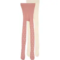 Minymo Collant crema / rosa antico