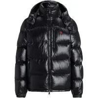 Ralph Lauren per uomo. 710968281001 Giacca Gorham lucida in piumino nero (XL), Casual, Sostenibile, Nylon riciclato, Navy