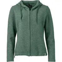 Mufflon Women's Kalea Felpa di merino con cappuccio Donna (L, olivia)