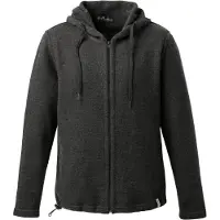 Mufflon Kian Felpa di merino con cappuccio Uomo (M, nero)