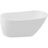 Hak Vasche da bagno Aqualine - Vasca da bagno freestanding Tisa, 1500x750 mm, bianco E1575