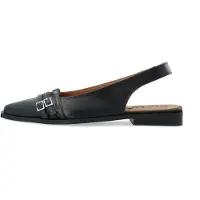 Bianco Décolleté sling 'Victoria' nero