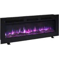 Balderia Camino elettrico da incasso BALDERIA Leif 50 – Potenza termica fino a 1800 W, nero