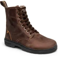 El naturalista unisex. 25264C156005_012 N5264C stivaletti in pelle marrone (45), Basso, Stringhe, Casual