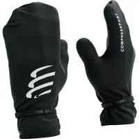 Compressport Hurricane Waterproof Mittens Guanti (XL/XXL, nero)