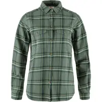 Fjällräven Women's Övik Heavy Flannel Shirt Camicia Donna (XL, olivia)