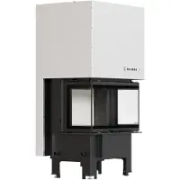 Kratki Inserto per camino REGNOR 680/280 7 kW Ø 160 3 lati in vetro