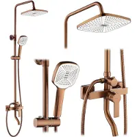 REA Set Doccia ARGUS Brush Copper