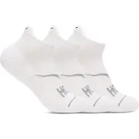 Hoka One One No-Show Run Sock 3-Pack Calze da running (XL, bianco)