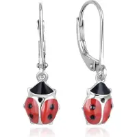 Beneto Orecchini Silver Coccinelle AGUC2618 — Orecchini