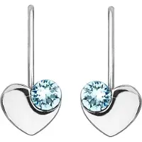 Evolution Group 31299.3 Argento con Swarovski — Orecchini a Cuore