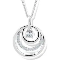 Modesi Beautiful silver Collana J328CZ-W (chain, Ciondolo)