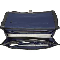 Leonhard heyden Berlin Valigetta Vera Pelle 38 cm Vano porta PC nero