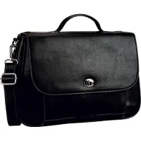 Leonhard heyden Nizza Valigetta Vera Pelle 39 cm Vano porta PC grigio