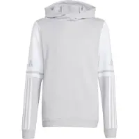 Adidas Felpa sportiva 'Squadra 25 Sweat Hoodie' grigio chiaro / bianco