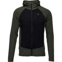Black Diamond - Pile isolante in PrimaLoft - M Coefficient LT Hybrid Hoody Tundra Black in Nylon - Taglia L - Verde