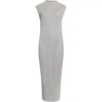 AllSaints Patrice Dress Silver Taglia: M | Abiti Midi Outlet | Donna | Grigio