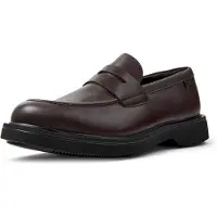 Camper per uomo. K101001-005 Mocassini in pelle marrone Norman (45), Basso, Nessuno, Casual