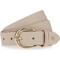 Tamaris Cintura di pelle beige - 75