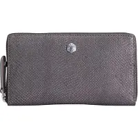 Jekyll & Hide Valencia Portafoglio Protezione RFID Vera Pelle 17 cm grigio
