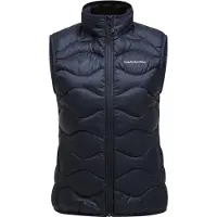 Peak Performance Women's Helium Down Vest Gilet in piumino Donna (S, blu/nero)