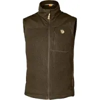 Fjällräven Buck Fleece Vest Gilet in pile Uomo (S, marrone)