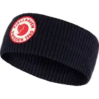 Fjällräven 1960 Logo Headband Fascia sportiva per la fronte (One Size, nero/blu)