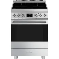 Smeg Cucina In Vetroceramica Con Forno C6ipxm2 Induction 60 Cm 4 Fuochi