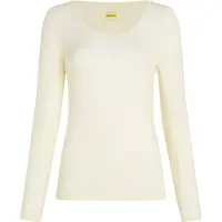 Icebreaker Women's Siren L/S Sweetheart Intimo lana merinos Donna (XS, bianco)