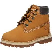 Timberland unisex per bambino. TB0A28VM2311 Stivali Courma in pelle gialla con lacci (23), Basso, Stringhe, Cerniera, Casual, Giallo, moda p