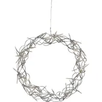 Star Trading Ghirlanda LED Riccia, bianco caldo, Ø 30 cm