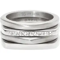Breil Anello argento / trasparente