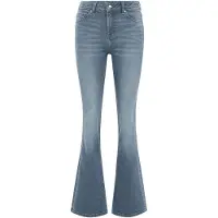 We fashion 5-pocket Mid Waist Grey Taglia: W27L30 | Pantaloni larghi Outlet | Donna | Grigio