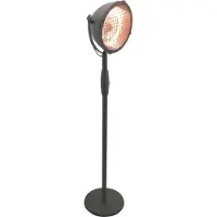 Lacor Base riscaldante elettrica, in metallo, nera, compatta