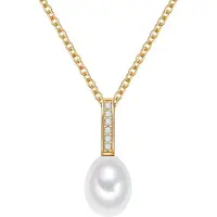 Valero Pearls Collana oro / trasparente / bianco perla