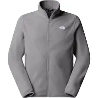 The North Face - Pile con zip - M Glacier Fleece Jacket TNF Mid Grey Heather per Uomo in Poliestere Riciclato - Taglia L - Grigio