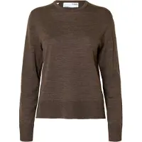 Selected Pullover Donne Marrone XS