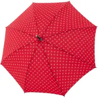 Doppler Ombrello 'Zürs' rosso / bianco